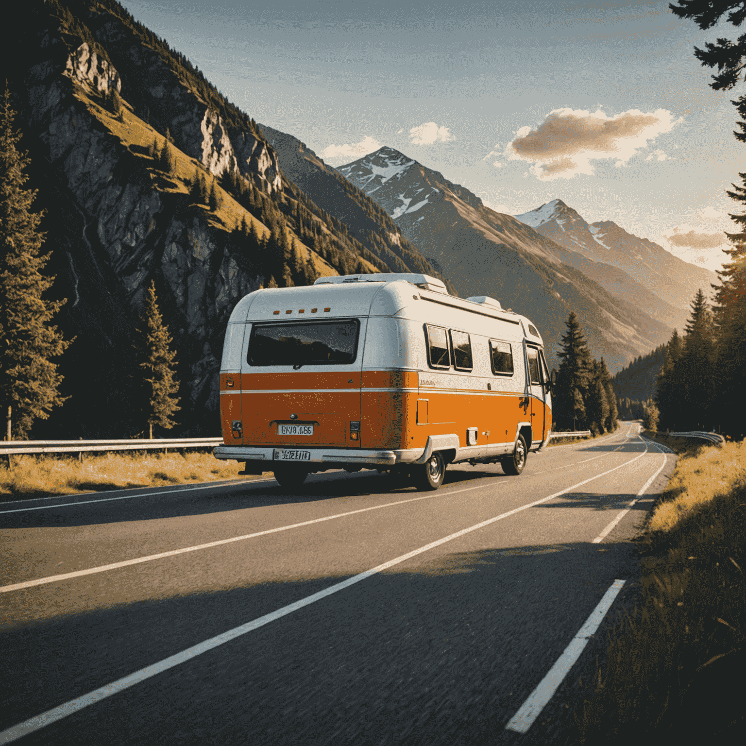 Maut-Travel logo featuring a stylized motorhome on a scenic road